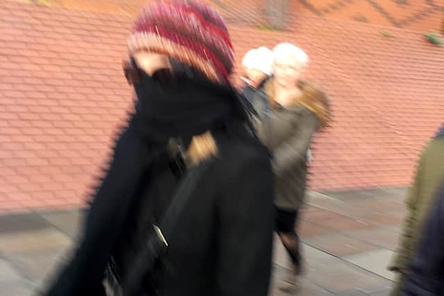 Sarah Higgins is on trial at Leeds Crown Court accused of the manslaughter of her ten-month-old foster daughter Skyla Giller.