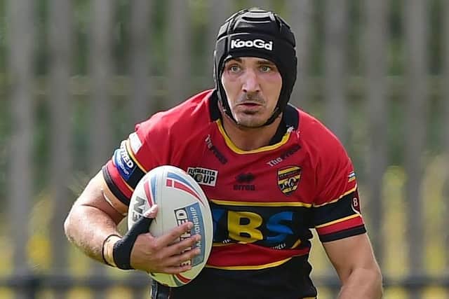 Michael Knowles. Among the try scorers in Dewsbury's cup exit at the hands of Newcastle Knights. PIC: Paul Butterfield