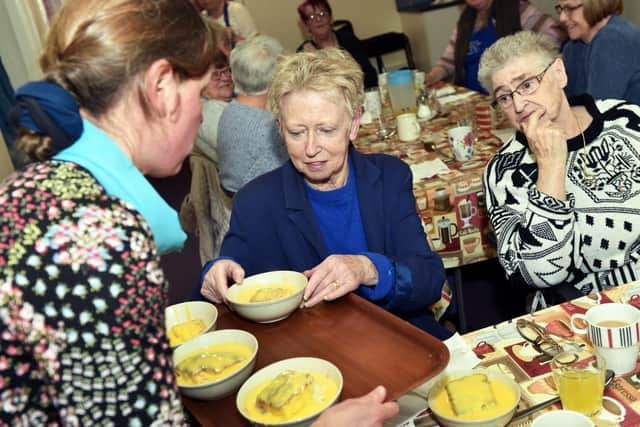 Cross Gates & District Good Neighbours’ Scheme runs luncheon clubs on Wednesdays and Thursdays at two venues.