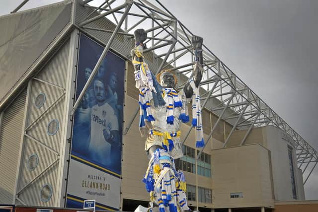 Leeds United legend Billy Bremner's statue. (Image: JPIMedia)