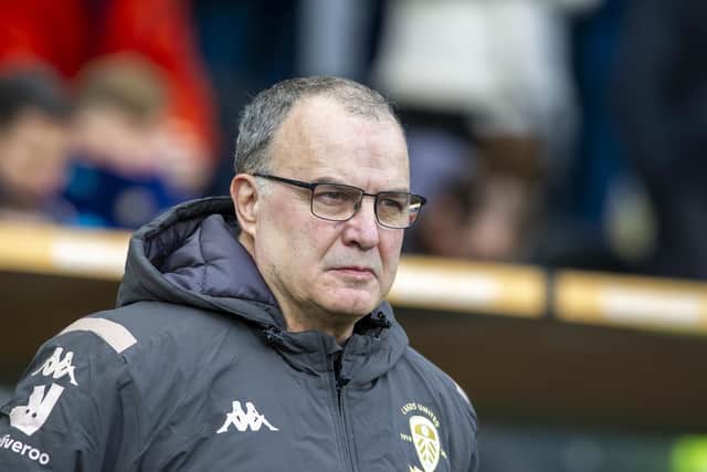POINTS TO PONDER: For Leeds United head coach Marcelo Bielsa. Picture by Tony Johnson.