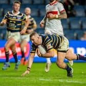 Cameron Smith was among the try scorers when Rhinos beat Hull KR 52-10 in Super League last month. Picture by Bruce Rollinson.
