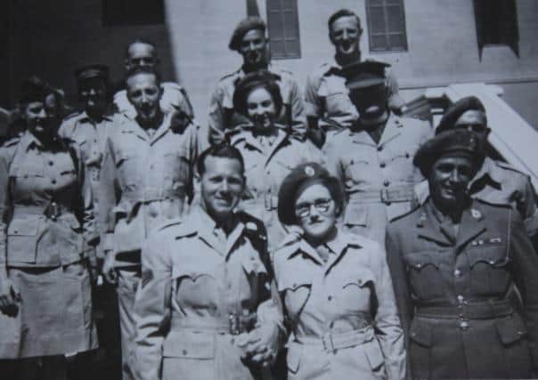 Frank and Betty Reynolds pictured on their wedding day on May 5 1945.