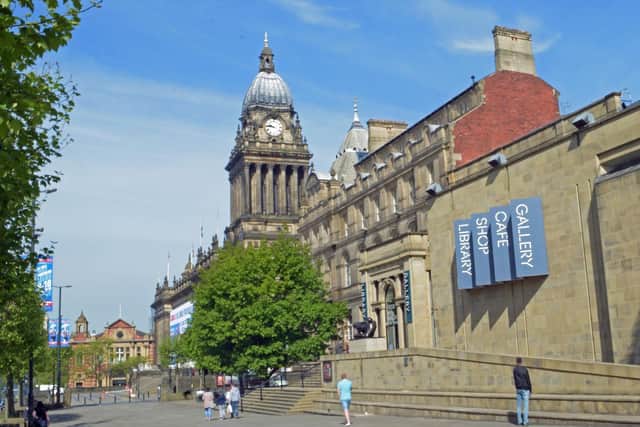 Both Leeds Town Hall and Leeds Art Gallery will be among those closed from Wednesday.