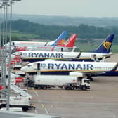 Leeds Bradford Airport has seen a substantial reduction in flights.
