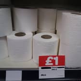 The Spar shop in Sheffield is selling toilet rolls for 1 each cc Ieuan Joy