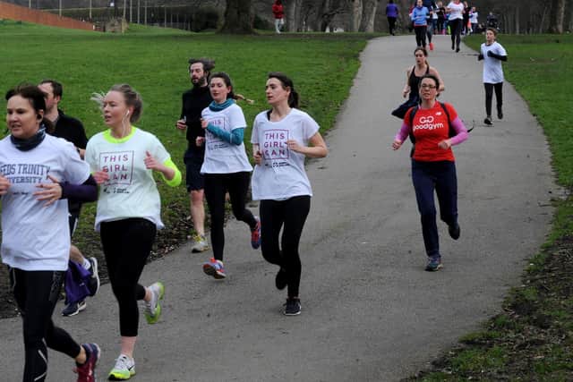 Parkrun at Potternewton Park in Leeds