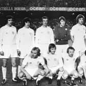 Leeds United, pictured before the semi-final of the European Cup against Barcelona, booked their place with a win against Anderlecht on this day in March 1975 (Pic: Getty)