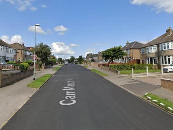 A 15-year-old boy was hit by a car on Carr Manor Road. Photo: Google maps.