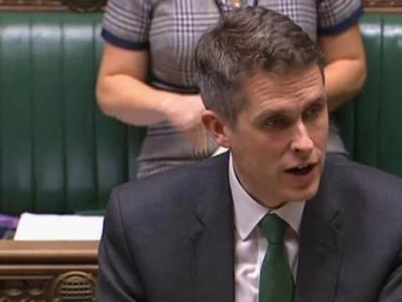 Education Secretary Gavin Williamson stands accused of letting down A-Level and GCSE students.