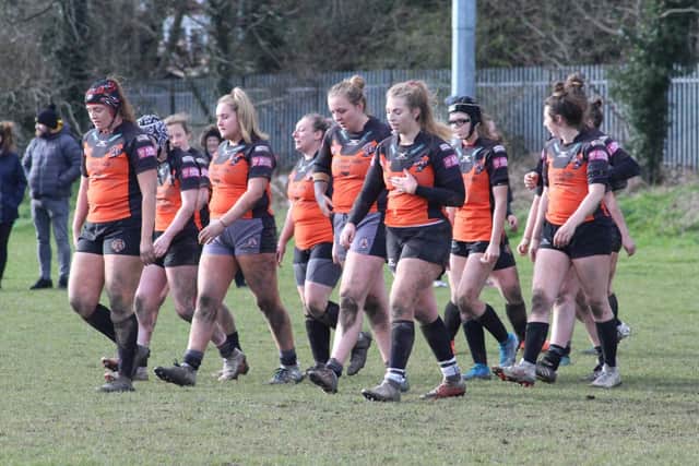 Castleford Tigers' Women. PIC: Seb Sternik