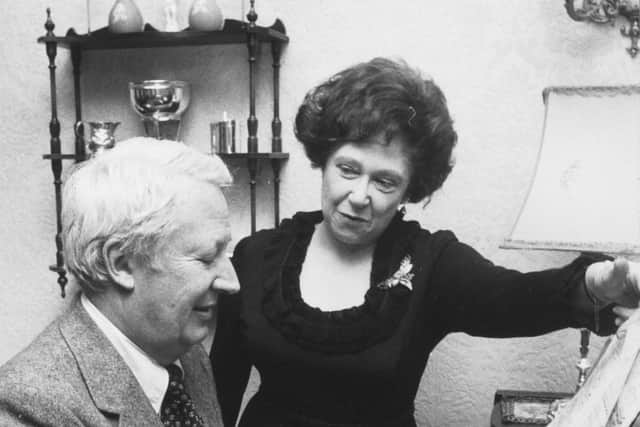 Fanny Waterman with Edward Heath in 1977. (YPN).