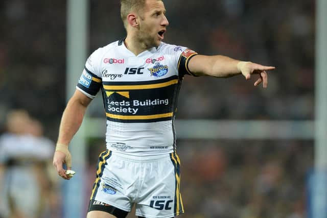 Rob Burrow. Picture by Bruce Rollinson.