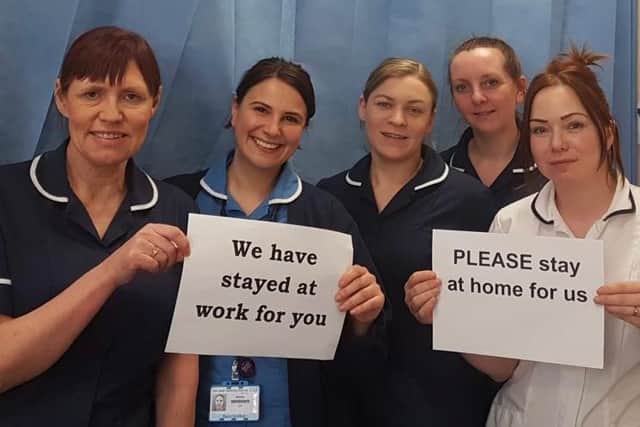 Our amazing NHS staff in Leeds have issued a plea for people to stay at home. Photo: Armley Medical Practice @ArmleyMedical.