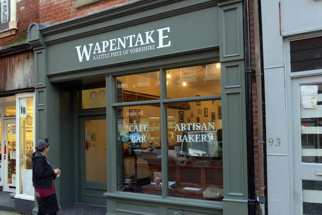 The Wapentake Cafe in the heart of Kirkgate in Leeds city centre.