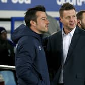 A 2018 meeting between then Everton manager Marco Silva and Gor Mahia manager Dylan Kerr (Pic: Richard Sellers/PA)