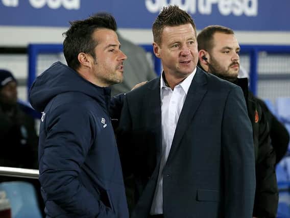 A 2018 meeting between then Everton manager Marco Silva and Gor Mahia manager Dylan Kerr (Pic: Richard Sellers/PA)