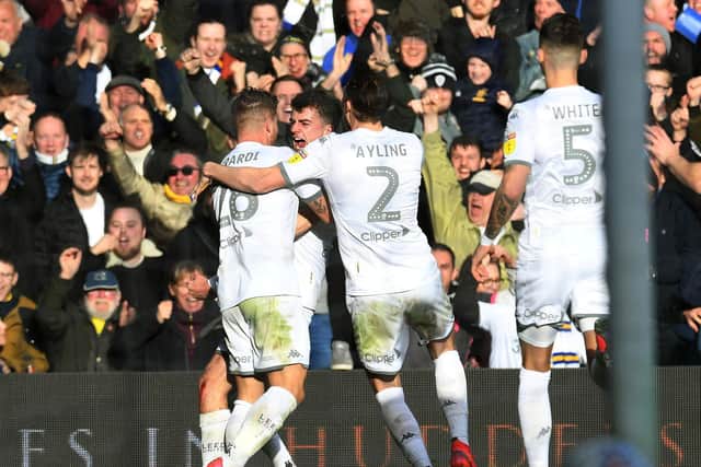Patrick Bamford scored Leeds United's last goal before the season was suspended (Pic: Jonathan Gawthorpe)