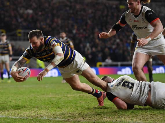 Adam Cuthbertson scores against Toronto. Picture by Jonathan Gawthorpe.