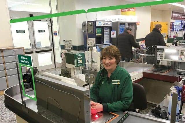 Morrisons and Asda have both introduced perspex screens at checkouts