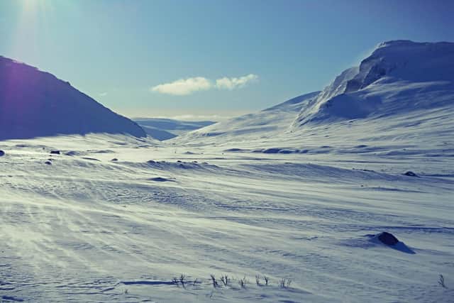 Brad battled across frozen landscapes for nine days (photo: Brad Parsk)