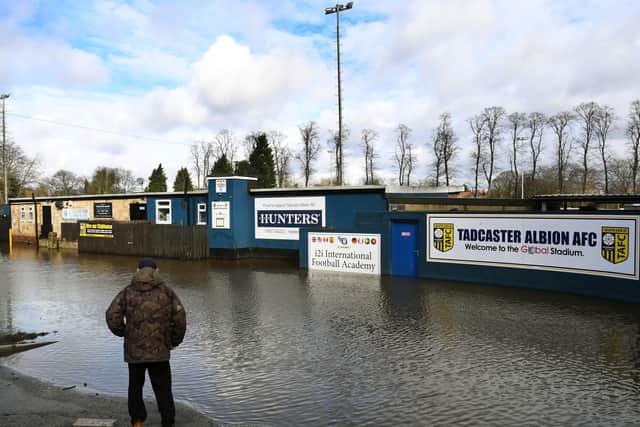 After the floods of last month Tadcaster Albion's season is officially over after the FA's decision today.
