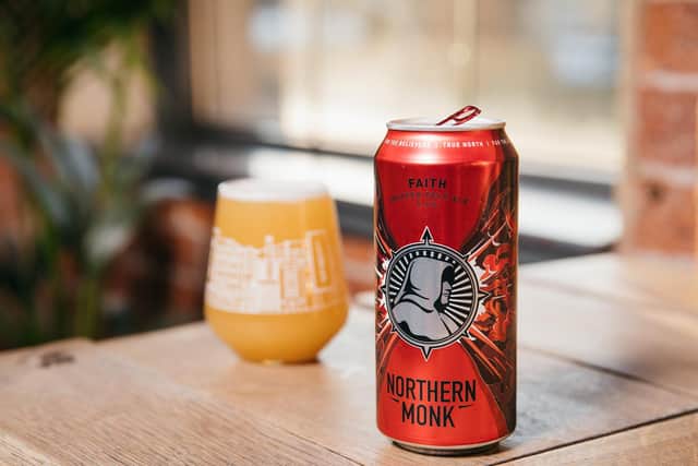 Have Faith. The most popular beer that Northen Monk brewery has been selling online.