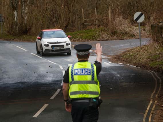 Police in Yorkshire are stopping drivers to ensure they are only taking necessary trips.