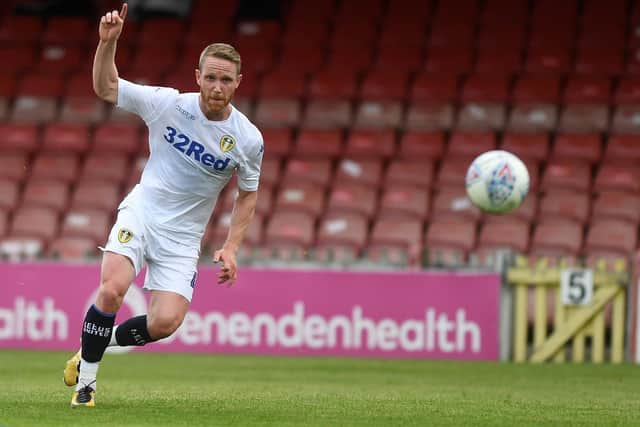 GESTURE: Adam Forshaw and the Leeds United players opted to defer part of their wages so Leeds United could continue to pay hundreds of employees. Picture: Jonathan Gawthorpe.