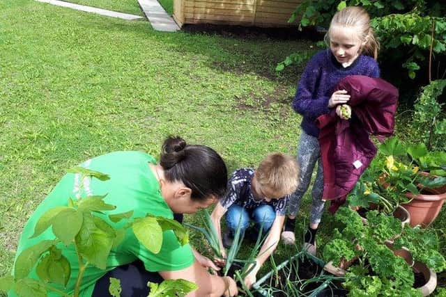 Outdoor activities for families at events last year.