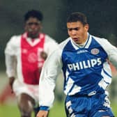 SUPERSTAR: Ronaldo in action for PSV in 1995 before he went on to worldwide acclaim scoring goals for Barcelona, Inter Milan, Real Madrid, Milan and Corinthians. Pic: Getty