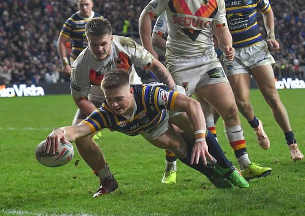 RISING STAR: Young Callum McLelland could be getting some game time when the Super League season restarts. Picture: PA.