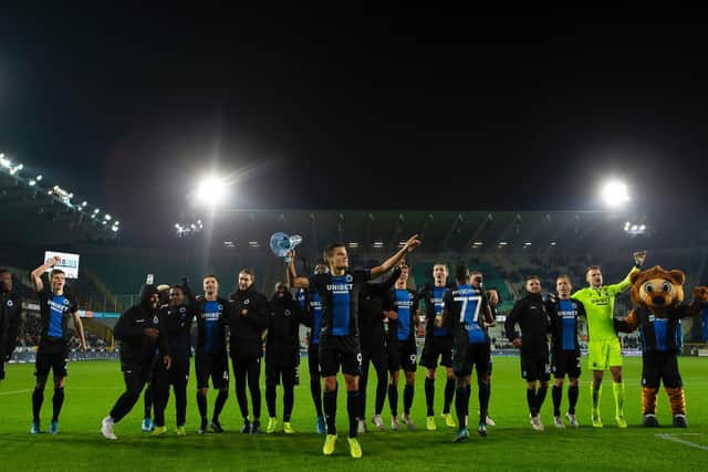 CHAMPIONS: Club Brugge have won the 2019-20 Jupiler Pro League after the season was ended early with placings finishing as they stood. Photo by KRISTOF VAN ACCOM/BELGA MAG/AFP via Getty Images.
