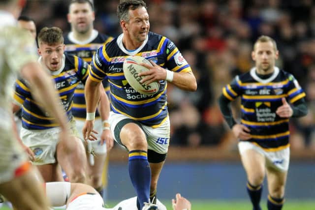 Danny McGuire made a brief comeback during a pre-seaosn gfame against Bradford Bulls in January. Picture by Steve Riding.