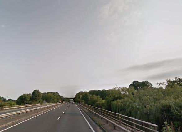 The car was clocked at 132mph on the A168 at Asenby, near Thirsk (Photo: Google)