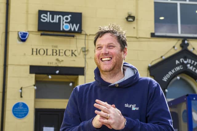 Alan Lane, artistic director at Holbeck's Slung Low Theatre. Image: Tony Johnson