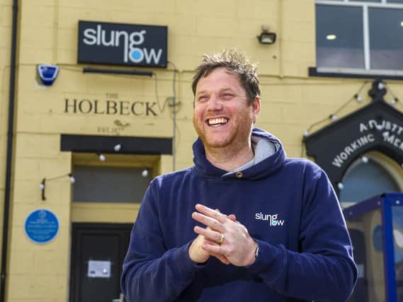 Alan Lane, artistic director at Holbeck's Slung Low Theatre. Image: Tony Johnson