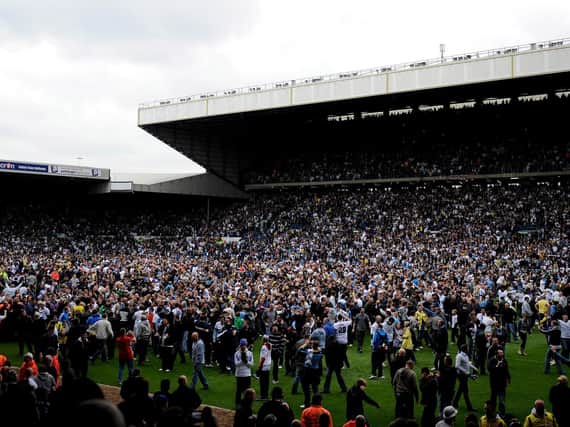 PROMOTION: Leeds United's 2009/10 season ended in glorious scenes at Elland Road. Pic: Getty.