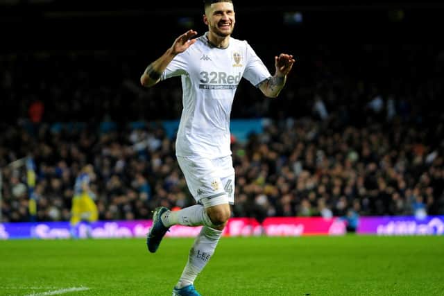ON FORM: Leeds United's Mateusz Klich, pictured at Middlesbrough during the side's five-game winning streak before the coronavirus suspension. Pic: Simon Hulme.