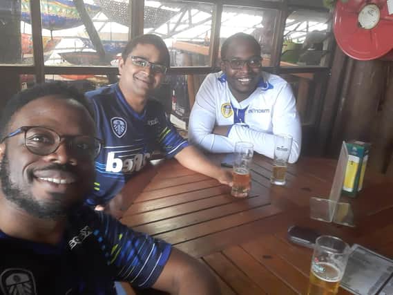 AFAR: A Leeds United meet-up in Nairobi, Kenya in September 2019  to watch the 1-1 draw with Derby County.