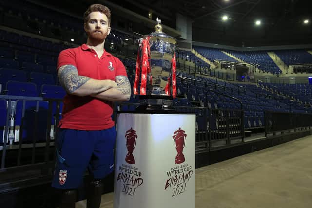 James Simpson pictured at the launch of the Wheelchair Rugby League World Cup. Picture: Chris Mangnall/swpix.com
