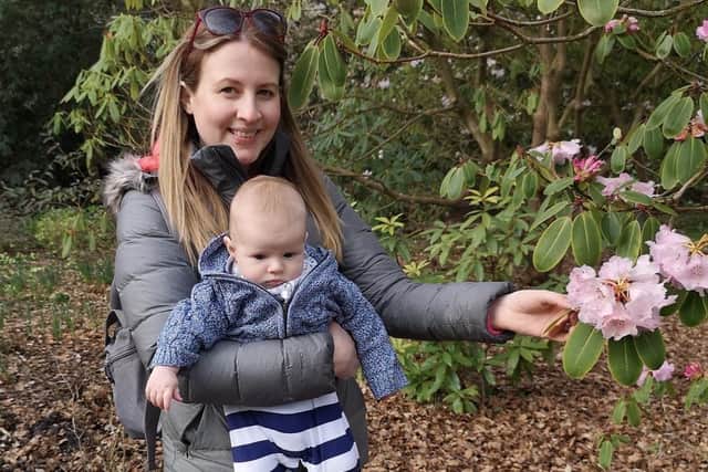 Emma Gardner with son Teddy. Picture: Emma Gardner