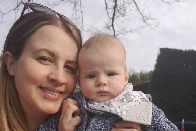 Emma Gardner with son Teddy. Picture: Emma Gardner