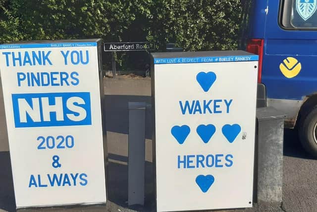 NHS Burley Banksy tribute