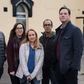 Slung Low Team Outside The Holbeck. Picture: Joseph Priestley