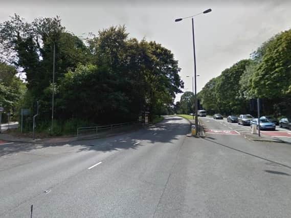 The crash happened on Leeds Ring Road at the junction with Shadwell Lane, Moortown (Photo: Google)