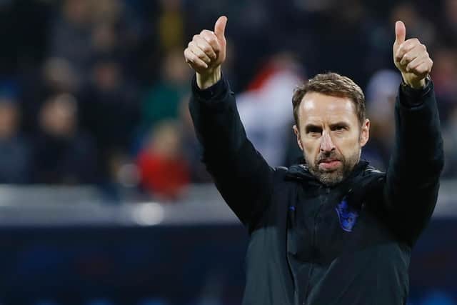 FOOD FOR THOUGHT: For England boss Gareth Southgate. Photo by ARMEND NIMANI/AFP via Getty Images.