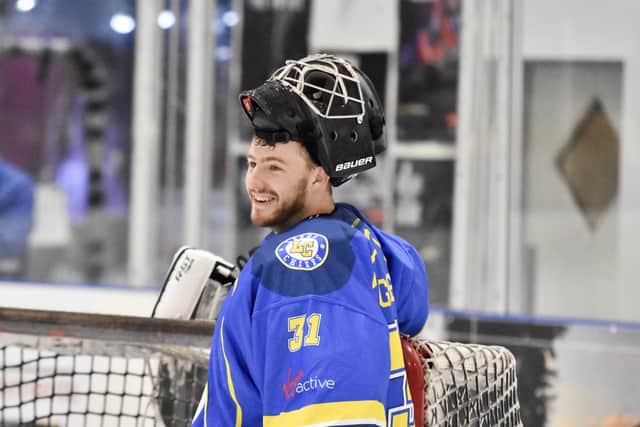 Sam Gospel was a standout performer in NIHL National for Leeds Chiefs 
last season. 
Picture courtesy of Steve Brodie