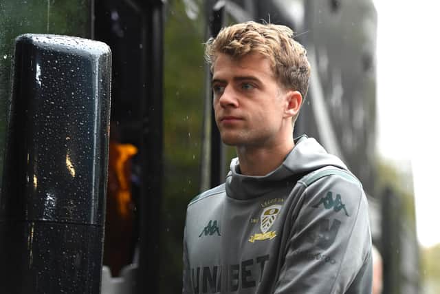 THOUGHTFUL: Leeds United striker Patrick Bamford. Photo by George Wood/Getty Images.