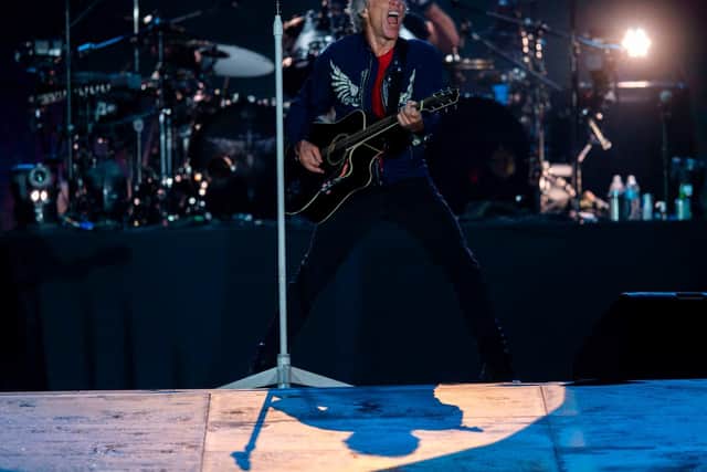BIG FAN: Jon Bon Jovi. Photo by MAURO PIMENTEL/AFP via Getty Images.